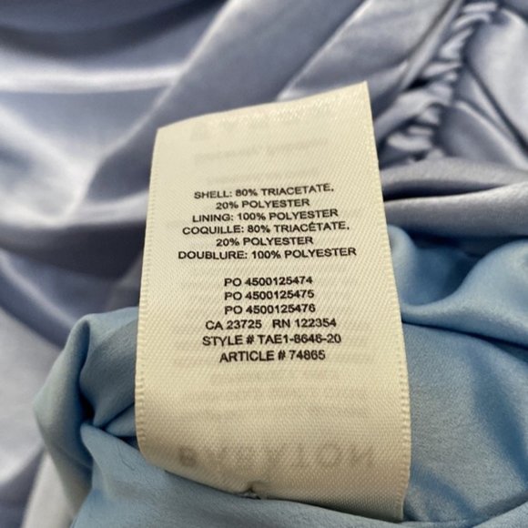 ❗️SOLD❗️Aritzia Babaton Hasek Grey Lavendar Rusched Sleeveless Dress Size 4 - Picture 10 of 10